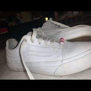 White Vans in women’s size 5 and a half